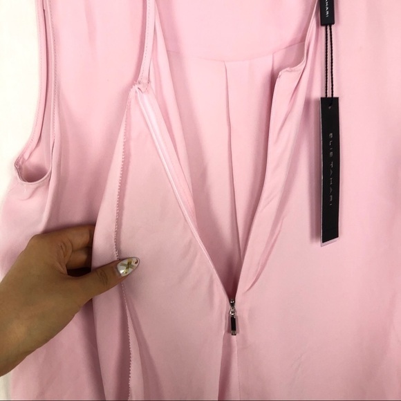 NWT Tahari 100% silk pink blouse - Picture 4 of 7